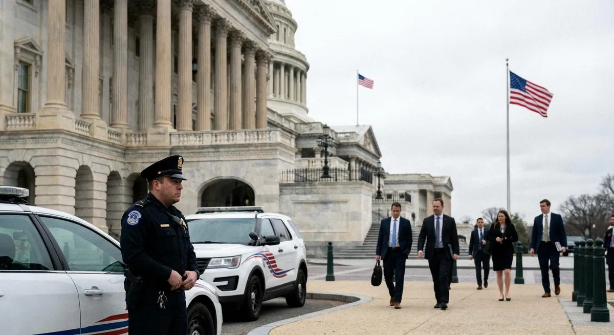 Slika je umetno generirana iz tem: državna uprava, politika, varnost