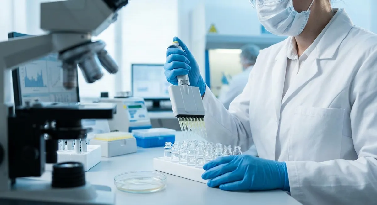 Slika je umetno generirana iz tem: varnost zdravil, raziskave, farmacija, covid-19, gripa, javno zdravstvo, okužbe, cepljenje, upravičenost do cepljenja, klinične študije, cepiva, rak, stranski učinki, zdravljenje, zdravje, medicina, dezinformacije, bolezni, virologija