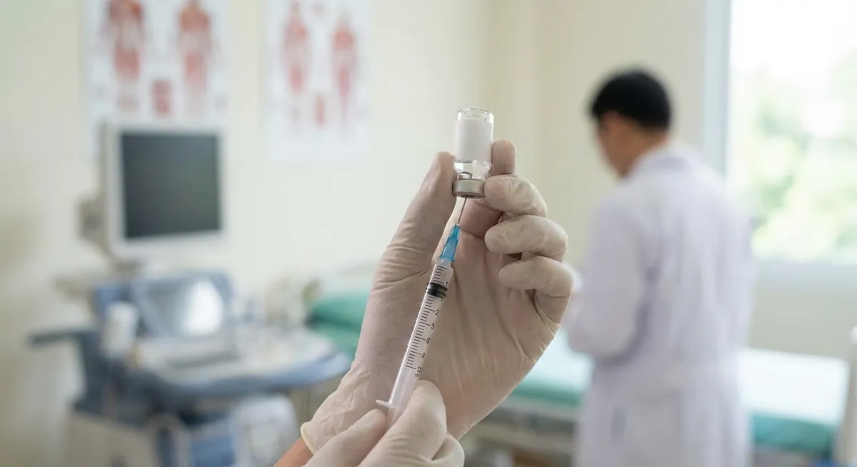 Slika je umetno generirana iz tem: pandemije, covid-19, bolniške odsotnosti, delovna sila, raziskave, zdravje, rak, vnetja, cepiva, medicina, cepljenje, kritike, znanstvene študije, javno zdravstvo, odgovornost, neželeni učinki