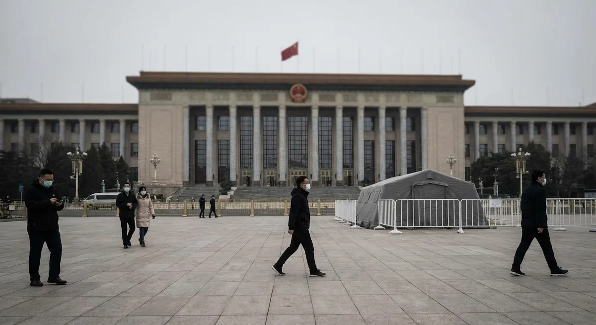 Slika je umetno generirana iz tem: javno zdravstvo, covid-19, politika