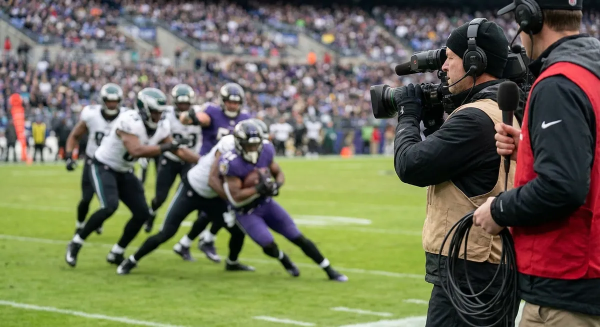 Slika je umetno generirana iz tem: prenosi v živo, ameriški nogomet, nfl