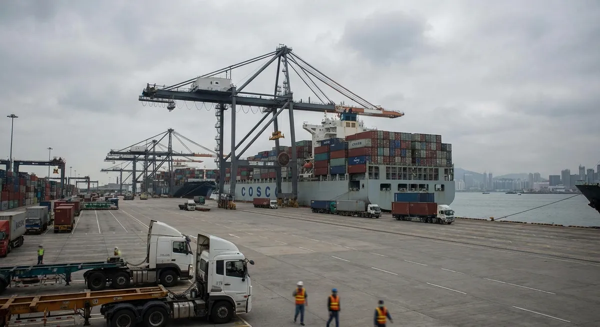 Slika je umetno generirana iz tem: politika, gospodarstvo, trgovina