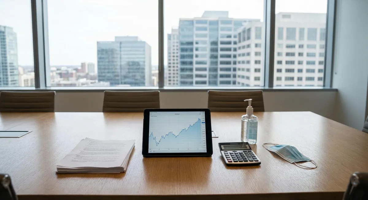 Slika je umetno generirana iz tem: potrošništvo, finance, gospodarstvo