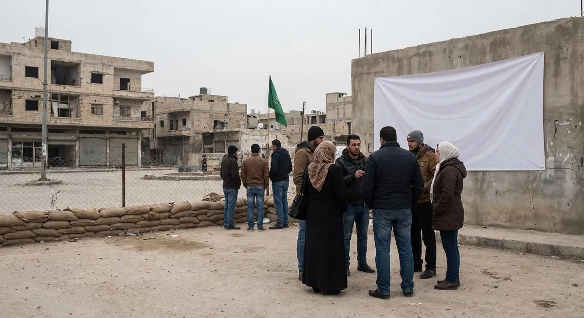 Slika je umetno generirana iz tem: gaza, premirje, hamas, humanitarne krize, talci, pogajanja