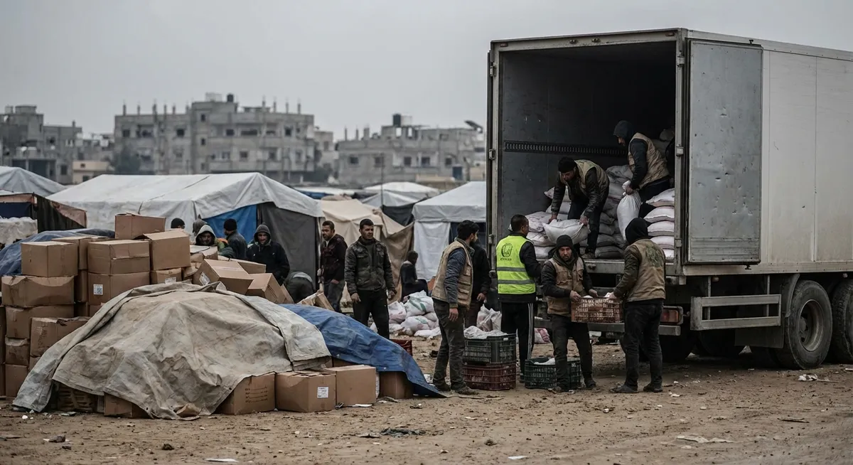 Nemčija kritizirala razdeljevanje pomoči v Gazi