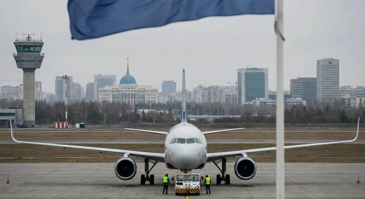 Slika je umetno generirana iz tem: trgovina, zračni promet, politika