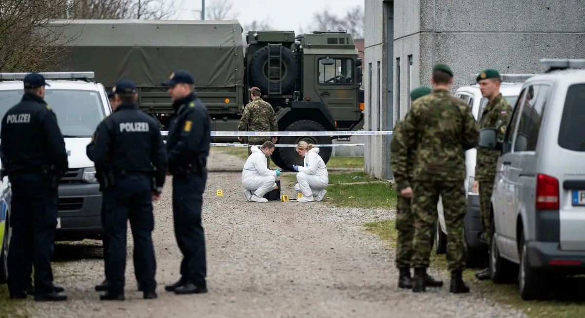 Slika je umetno generirana iz tem: obveščevalna dejavnost, vojska, zastrupitve, preiskave, obveščevalne službe, oboroženi spopadi, kriminal, terorizem