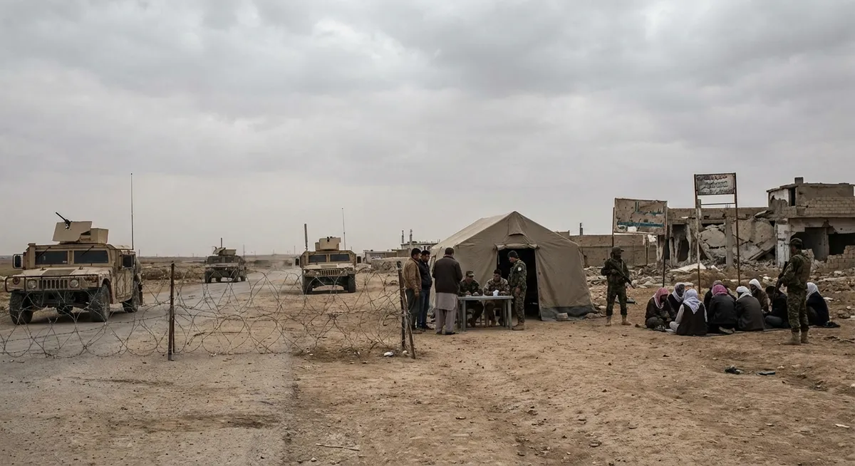 Slika je umetno generirana iz tem: oboroženi spopadi, talci, mednarodni odnosi, pogajanja