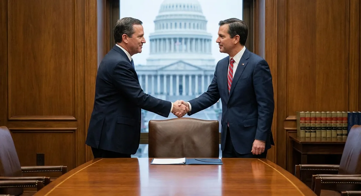 Slika je umetno generirana iz tem: pravo, imenovanja, politika