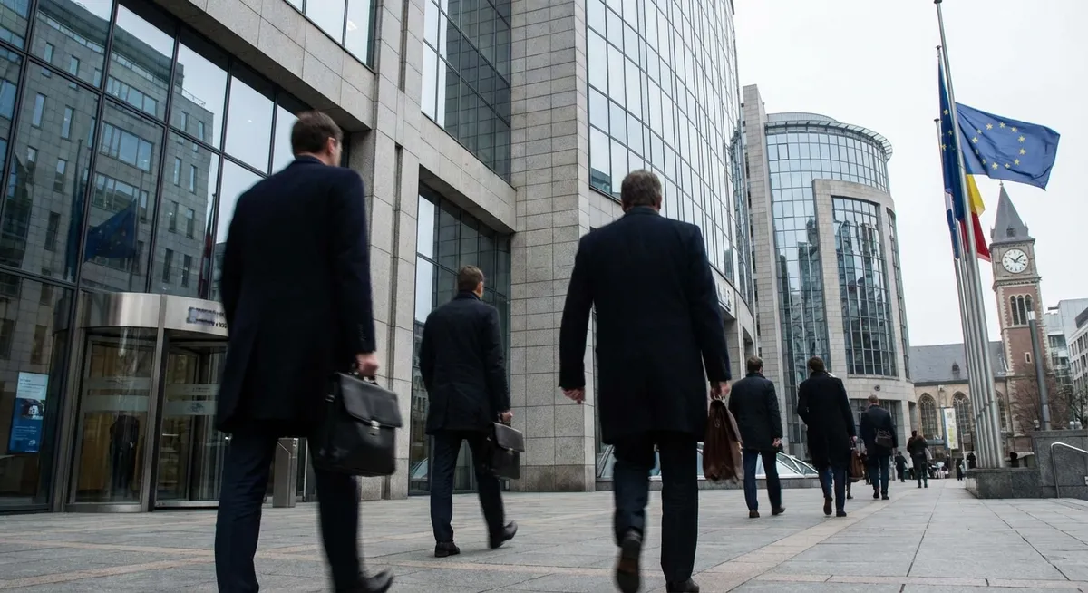 Slika je umetno generirana iz tem: zakonodaja, finance, gospodarstvo, zavarovalništvo