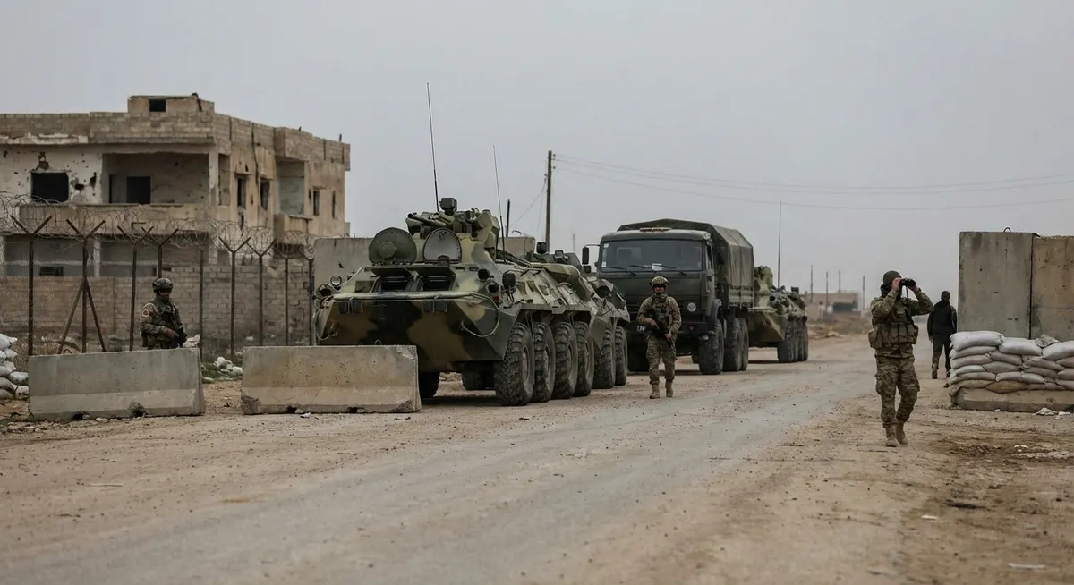 Slika je umetno generirana iz tem: evropska obramba, oboroževanje, mednarodni odnosi, vojaške operacije, varnost