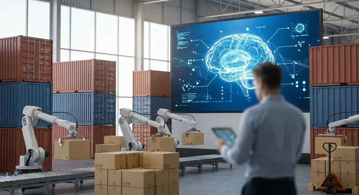 Slika je umetno generirana iz tem: prazniki, nakupovanje, gospodarstvo, spletna prodaja, tehnologija, maloprodaja, umetna inteligenca