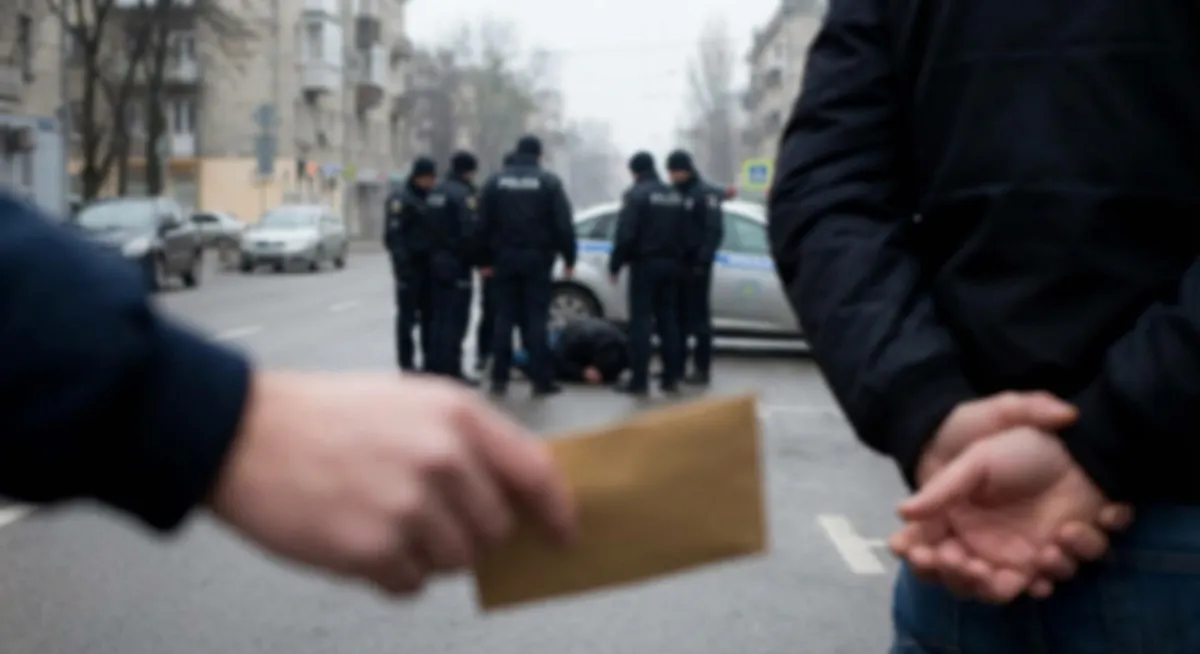 Slika je umetno generirana iz tem: mednarodni odnosi, evropske integracije, boj proti kriminalu, kriminal, aretacije, korupcija