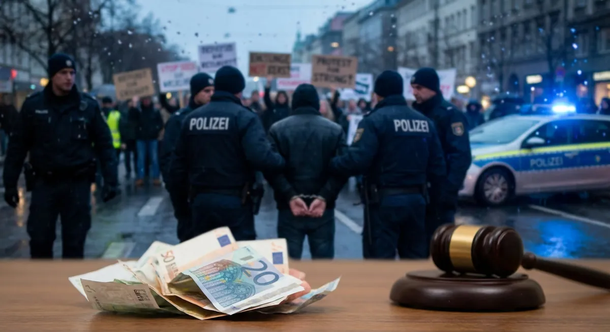 Slika je umetno generirana iz tem: nasilje nad otroki, kriminal, aretacije