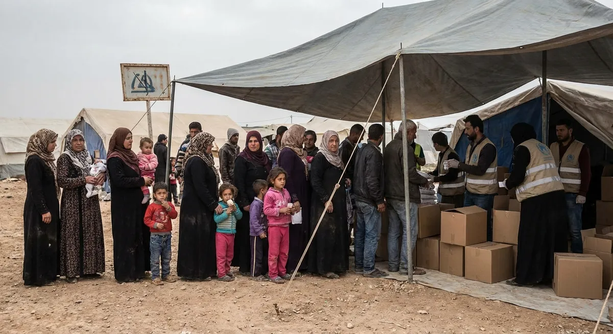 Slika je umetno generirana iz tem: vojne, notranja politika, bombardiranje, konflikti, nasilje, žrtve, obstreljevanje, humanitarne krize