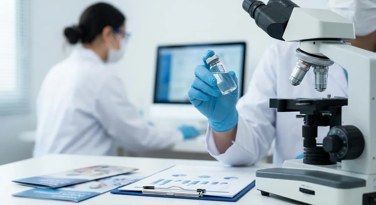 Slika je umetno generirana iz tem: politika, farmacevtska industrija, zdravje otrok, covid-19, cepljenje, cepiva, javno zdravstvo, raziskave