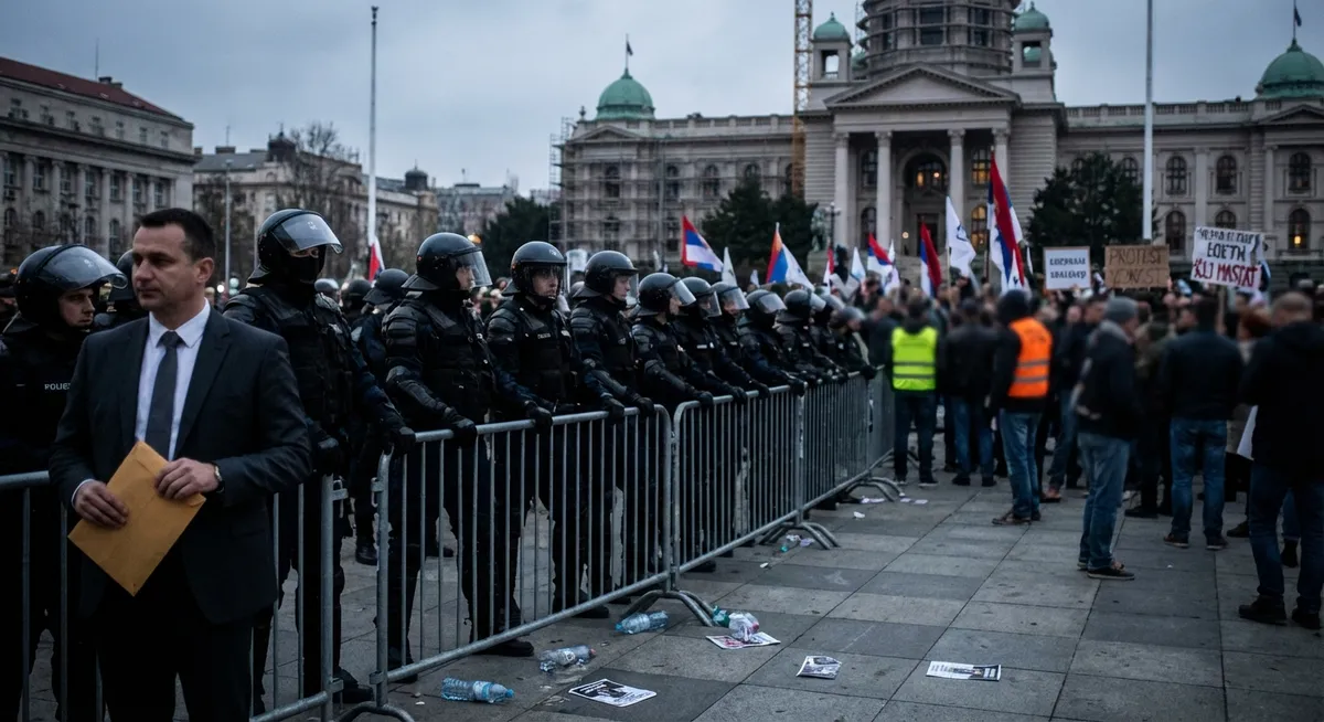 Slika je umetno generirana iz tem: grožnje, nemiri, terorizem, grožnje zakonodajalcem, policijsko usposabljanje, usposabljanje, policija, mučenje, azil, vandalizem, korupcija, pristranskost, preiskave, varnost, pravo, politika, protesti