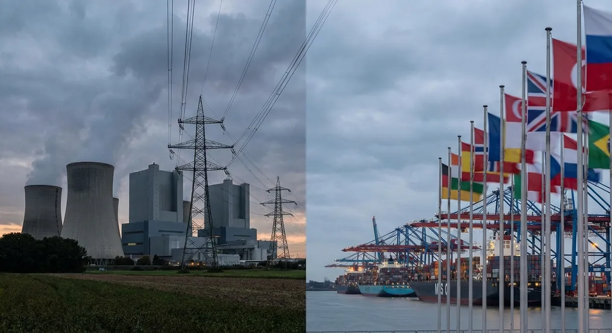 Slika je umetno generirana iz tem: arktika, geopolitika, podnebne spremembe, energija, sankcije, logistika