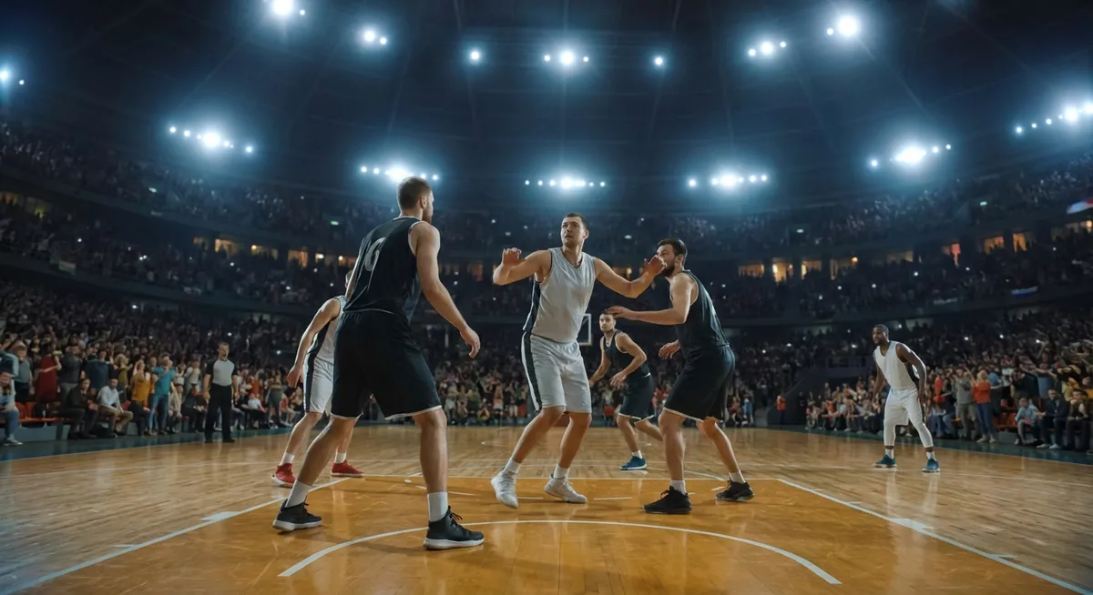 Slika je umetno generirana iz tem: šport, evroliga, košarka