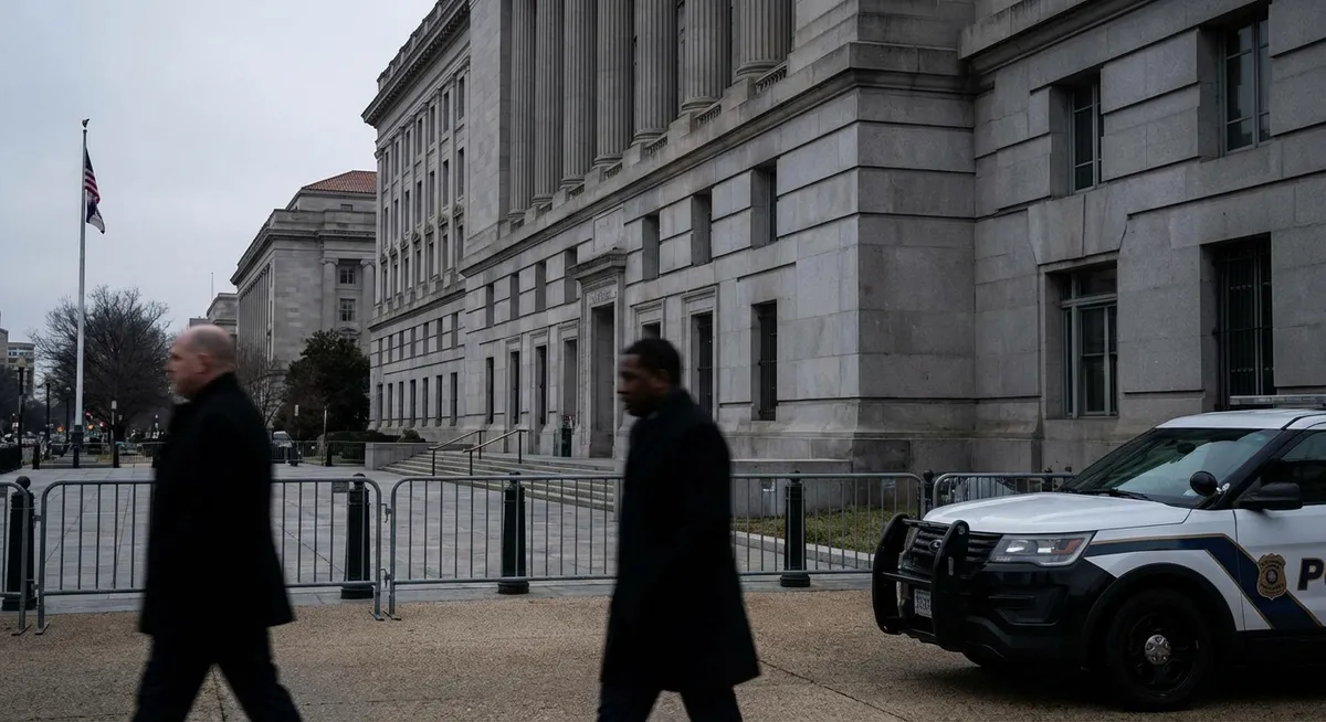 Slika je umetno generirana iz tem: grožnje, politika, kriminal