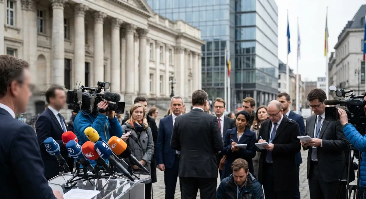 Slika je umetno generirana iz tem: mednarodni odnosi, gospodarstvo, politika