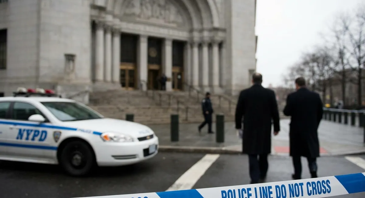 Slika je umetno generirana iz tem: odnosi, blogerji, kriminal, sodstvo, kazenski postopki