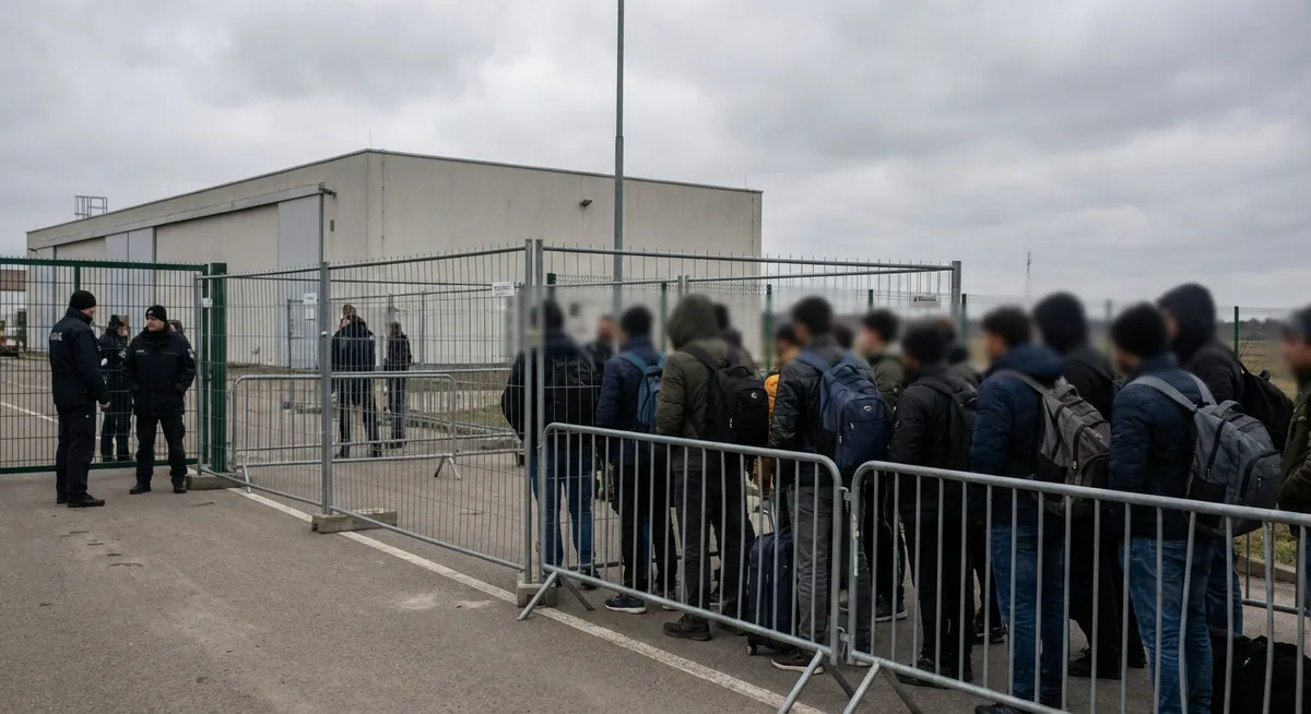 Slika je umetno generirana iz tem: vojaška pripravljenost, gospodarska politika, azil, migracije, politika, mednarodni odnosi