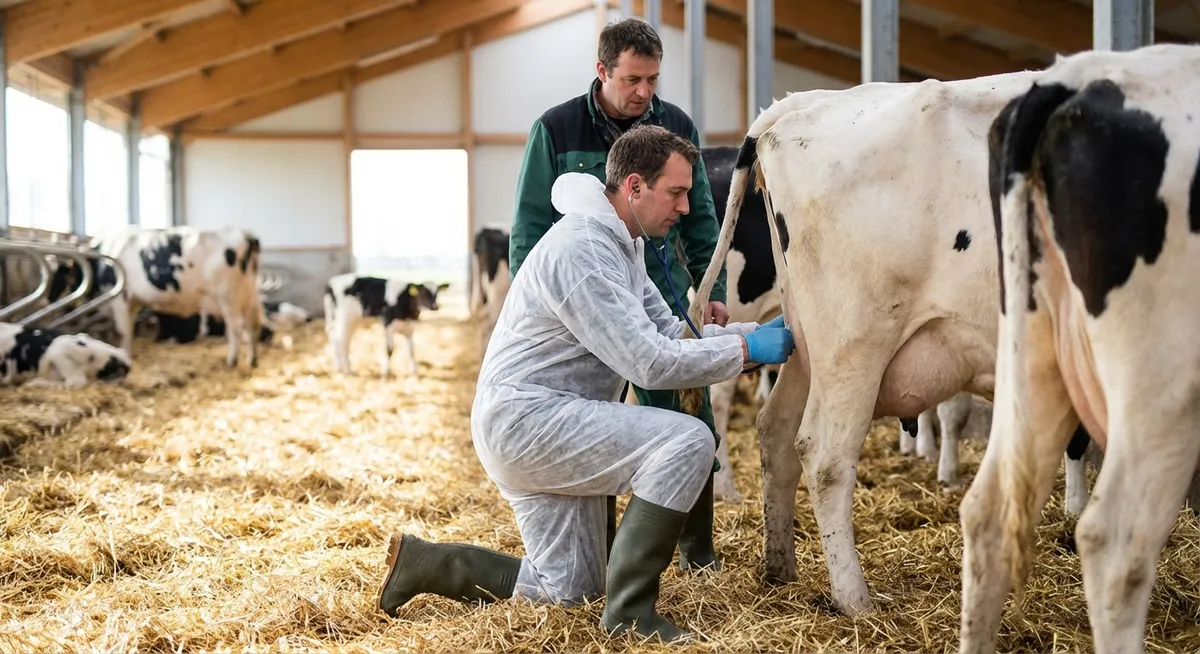 Slika je umetno generirana iz tem: epidemije, kmetijstvo, varstvo živali, veterina