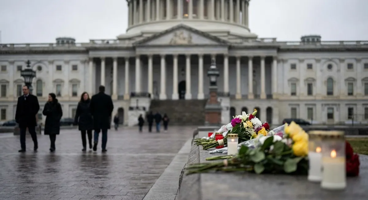 Slika je umetno generirana iz tem: nasilje, politika, umori, konzervativizem