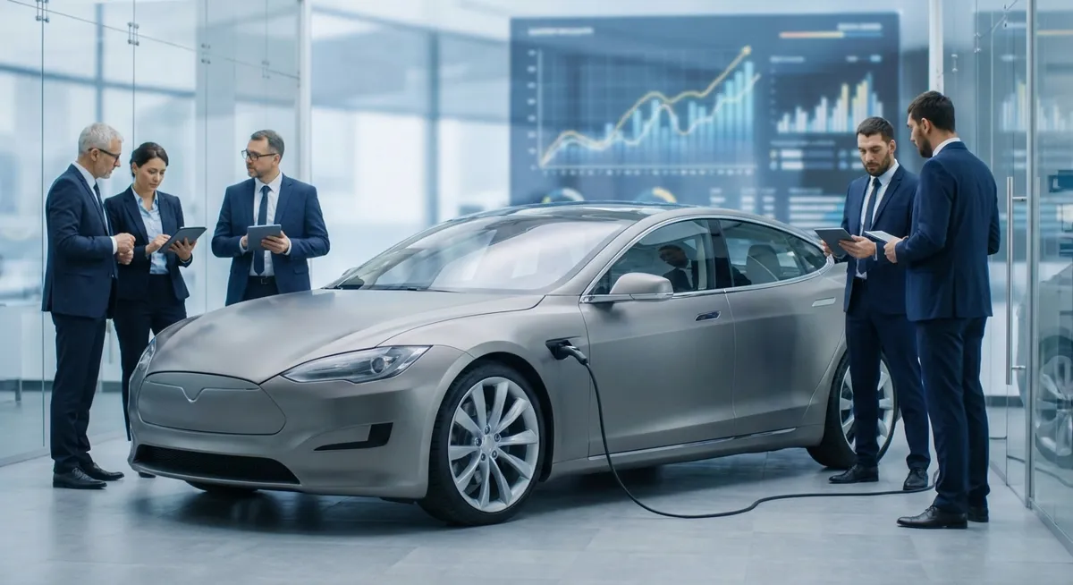 Slika je umetno generirana iz tem: posel, upravljanje podjetij, avtomobilska industrija