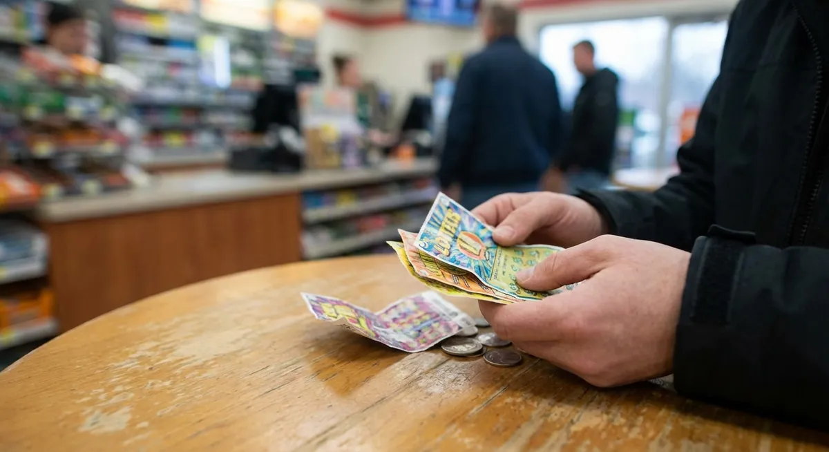 Slika je umetno generirana iz tem: loterija, dobitki