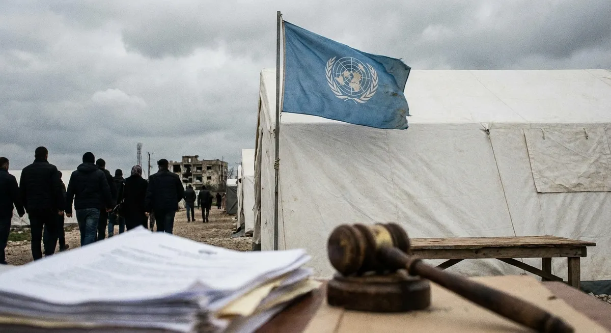 Slika je umetno generirana iz tem: mednarodno pravo, politika, sodstvo, oboroženi spopadi, pravo, mednarodni odnosi