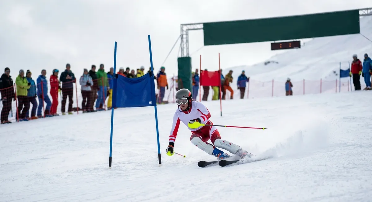Slika je umetno generirana iz tem: svetovna prvenstva, šport, slalom na divjih vodah