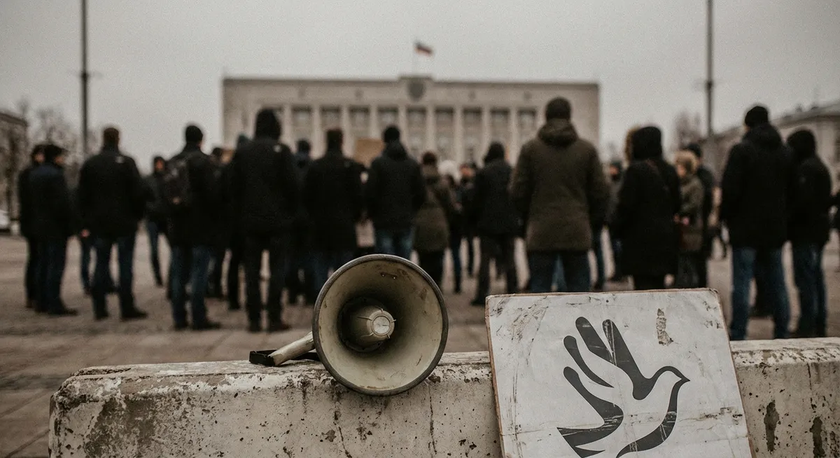 Slika je umetno generirana iz tem: volitve, nasilje, človekove pravice, mednarodni odnosi