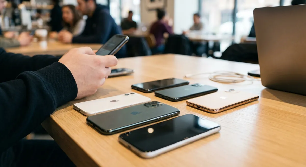 Slika je umetno generirana iz tem: tehnologija, dogodki, iphone, ios 18.7, slušalke, lansiranje izdelkov, izdelki apple, mobilne aplikacije, napovedi izdelkov, pametne ure, operacijski sistemi, mobilni telefoni, umetna inteligenca, zdravje, ios, posodobitve programske opreme, socialni mediji, naprave, mobilne naprave