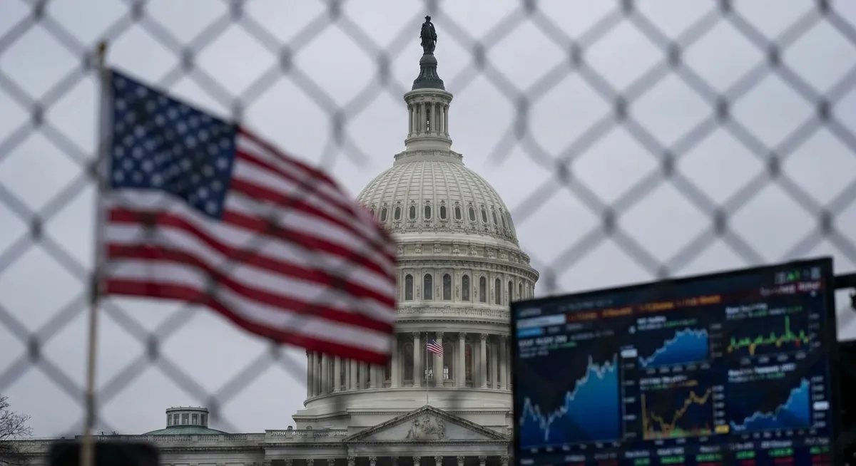 Slika je umetno generirana iz tem: združene države amerike, politika, financiranje vlade, financiranje, zvezna vlada