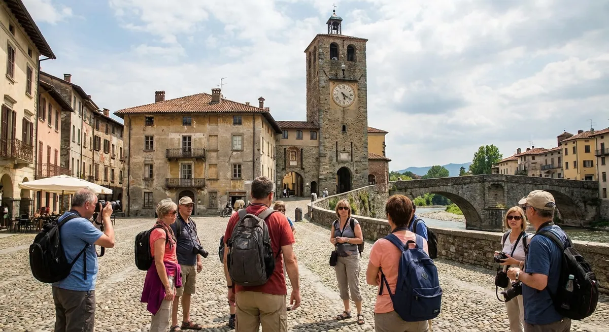 Slika je umetno generirana iz tem: kultura, arhitektura, zgodovina, turizem