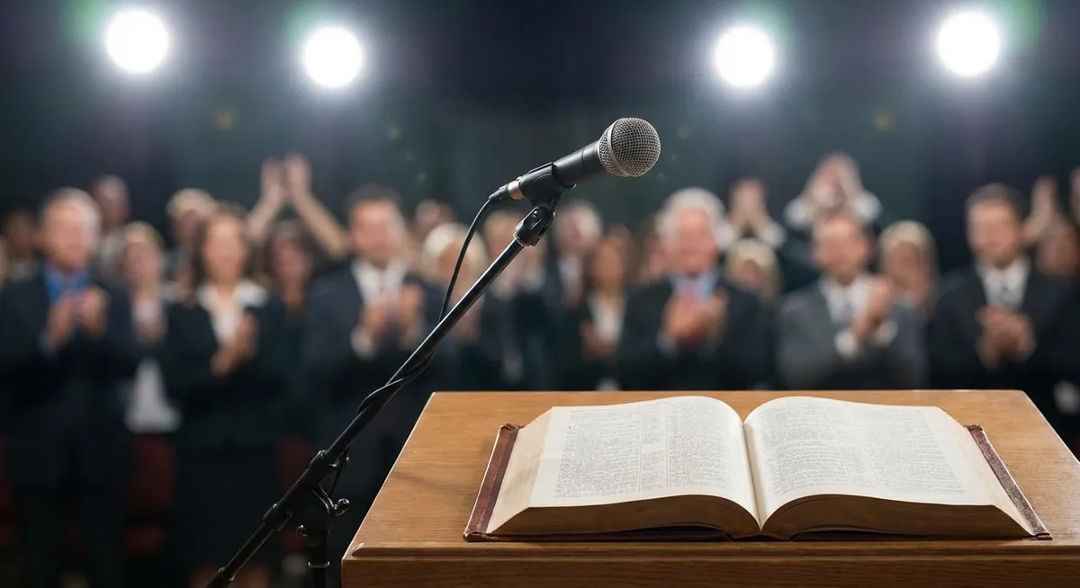 Slika je umetno generirana iz tem: pravni spori, zabava, glasba