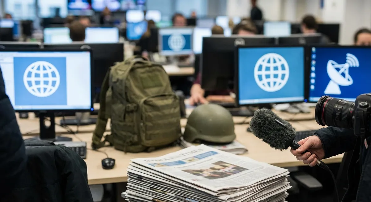 Slika je umetno generirana iz tem: politične razprave, mediji, propaganda