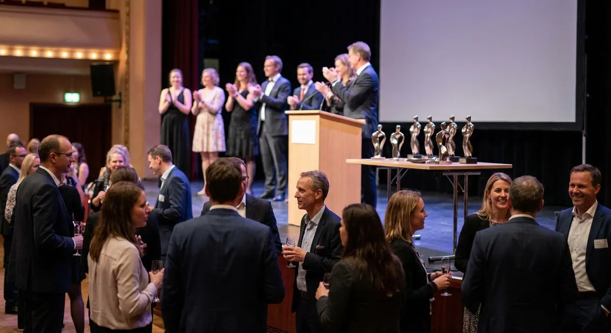 Slika je umetno generirana iz tem: podelitve nagrad, glasba, pretočne storitve, televizija, zabava, nagrade, nagrade emmy