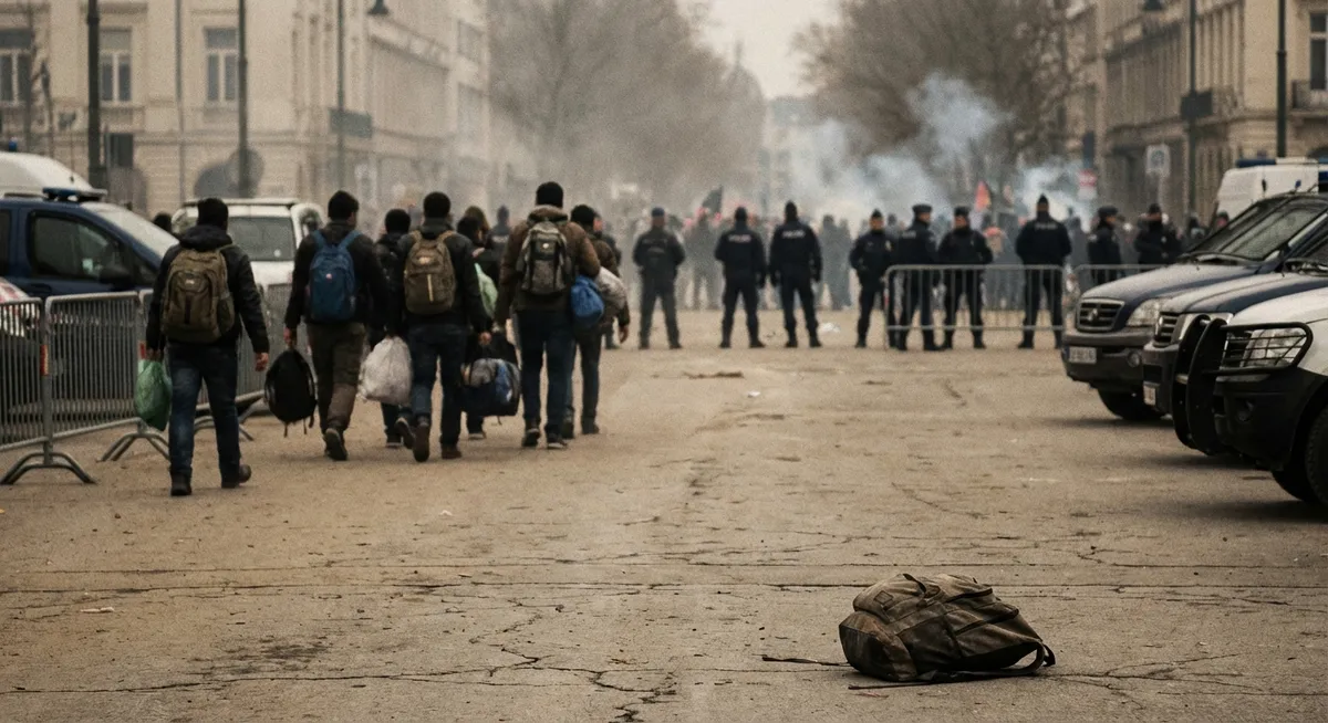 Slika je umetno generirana iz tem: pripori, mednarodne tiralice, terorizem, ekstremizem