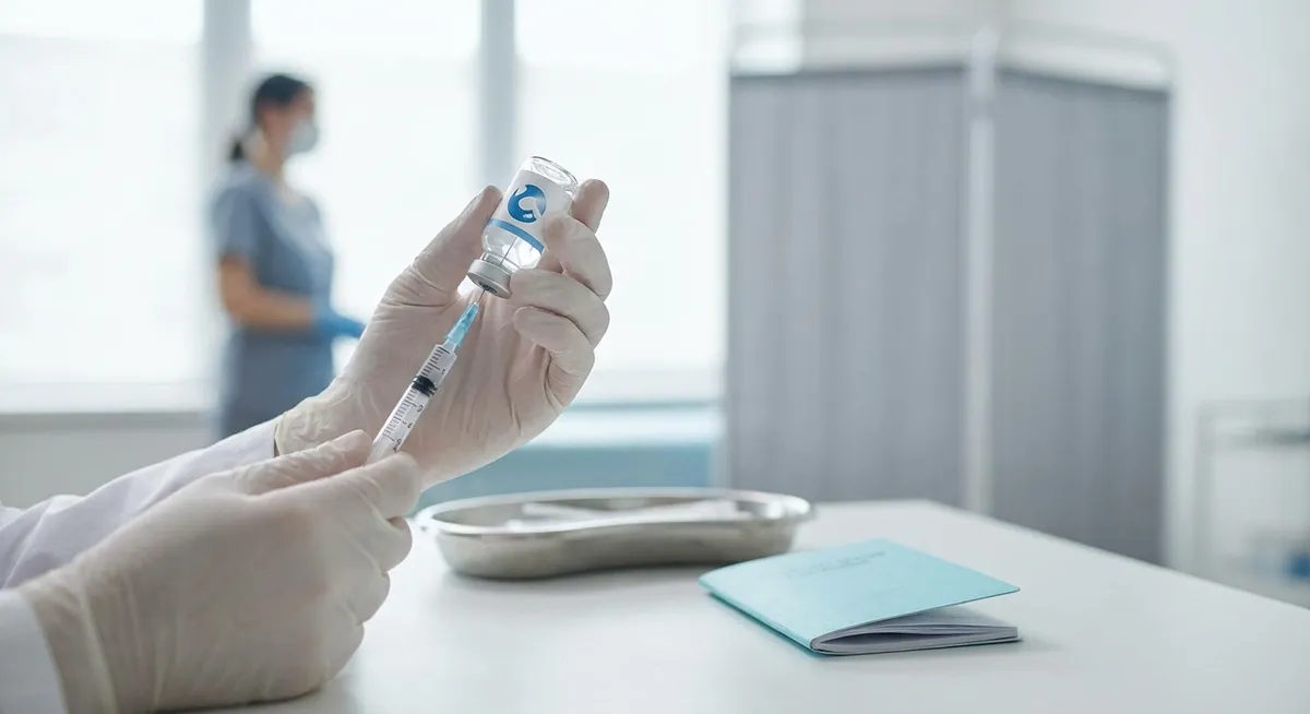 Slika je umetno generirana iz tem: vnetja, cepiva, covid-19, omejitve cepljenja, rak