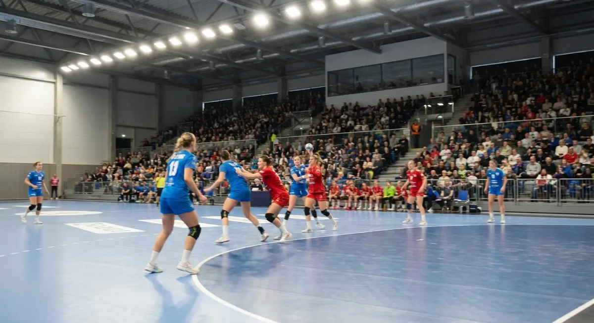 Slika je umetno generirana iz tem: ženski rokomet, kvalifikacije, rokomet