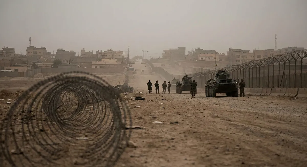 Slika je umetno generirana iz tem: palestina, oboroženi spopadi, zahodni breg, izrael