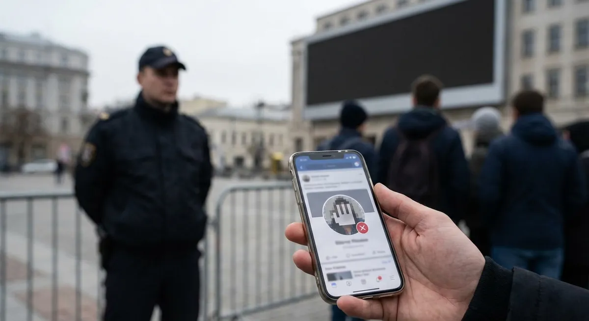 Slika je umetno generirana iz tem: socialni mediji, regulacije, prepovedi, kibernetska varnost