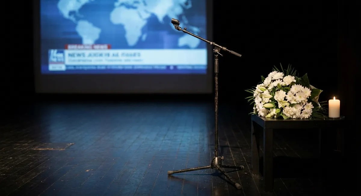 Slika je umetno generirana iz tem: ločitve, zabava, kmetijstvo, televizija, glasba, televizijske oddaje, smrti, osebne zadeve, osebne izkušnje