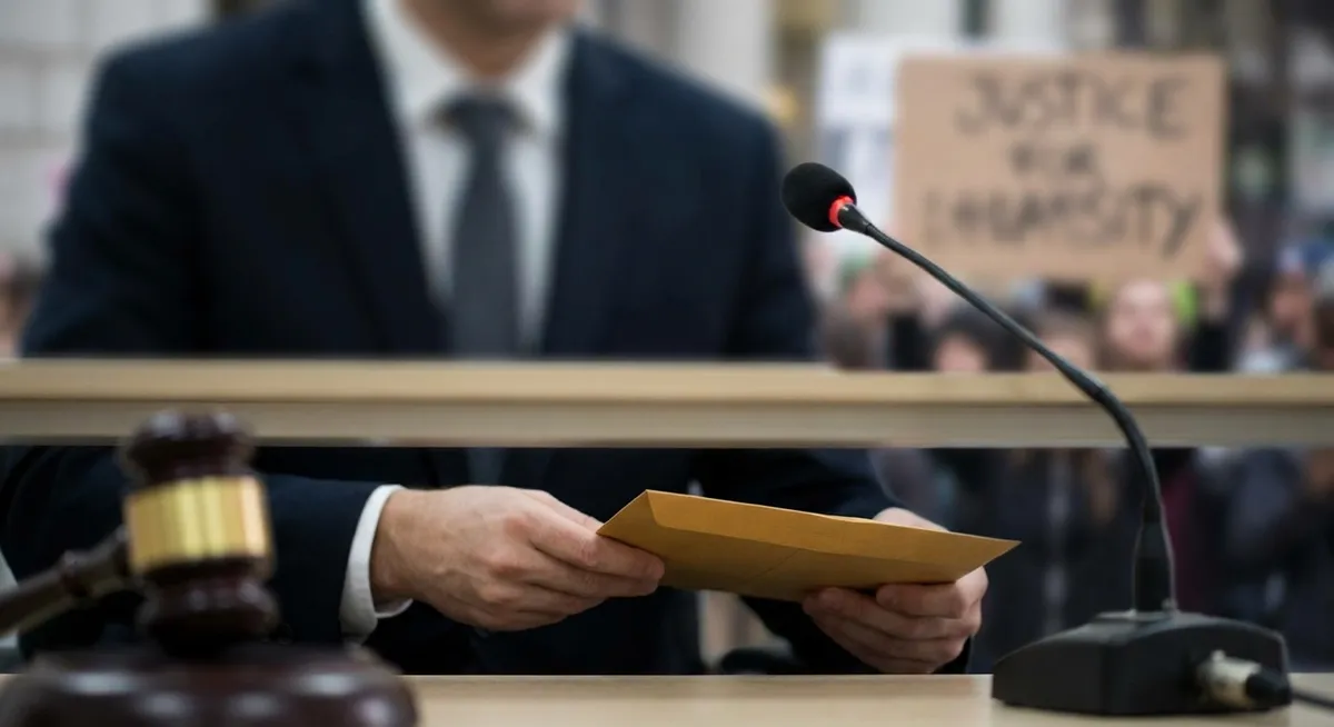 Slika je umetno generirana iz tem: spolno nasilje, korupcija, politika