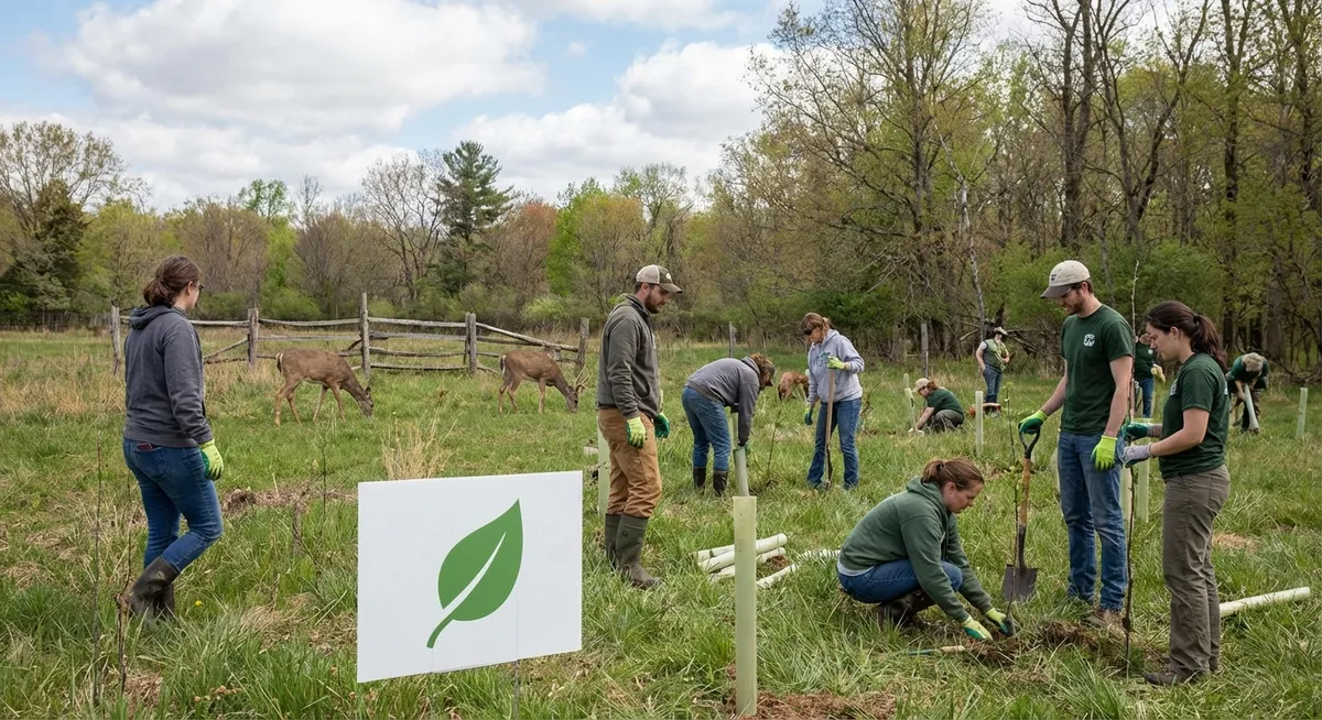 Slika je umetno generirana iz tem: živali, politika, okolje