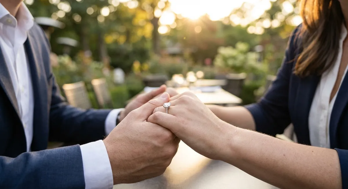 Slika je umetno generirana iz tem: razmerja, prekinitev zaroke, slavne osebnosti