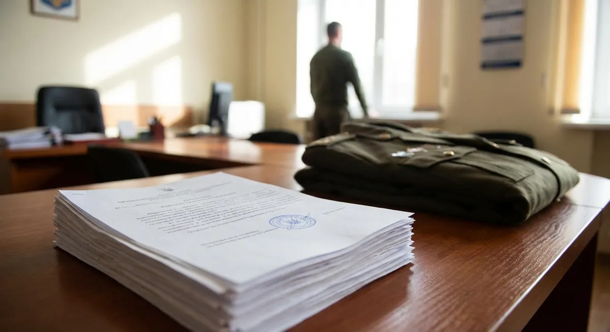 Slika je umetno generirana iz tem: obramba, vojaška obveznost, zakonodaja